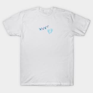 Baby boy foot prints T-Shirt